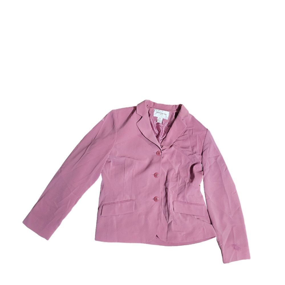Women's JONES NEW YORK Polyester Blazer Size 12 Vintage